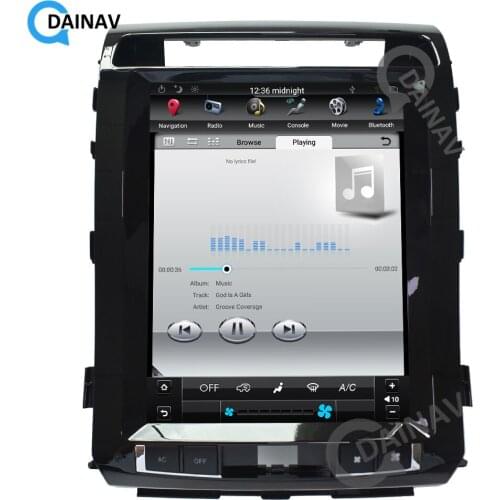 12.1 inch car autoradio Multimedia Player Tesla style For-Toyota LAND CRUISER 2007-2015 Car DVD Player GPS Navigation