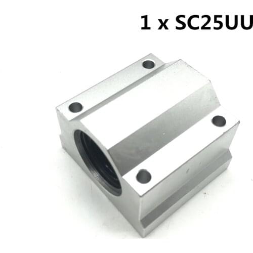 1x SC25UU SCS25UU Linear Ball Bearing 3D Printer ball bearing XYZ Table Motion Bearing Slide CNC Part rodamiento lineal