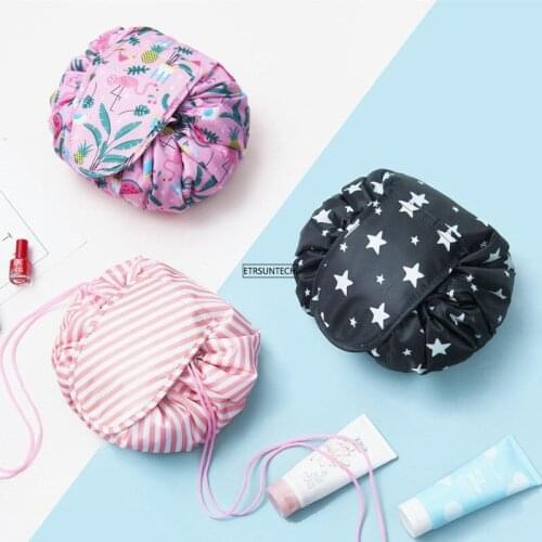 50pcs Women Drawstring Travel Cosmetic Bag Makeup Bag Organizer Make Cosmetic Bag Case Storage Toiletry Beauty