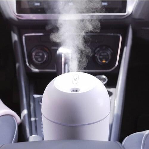 Car Humidifier Air Freshener USB Air Purification 220ml LED Oil Diffuser Ultrasonic Fogger Mist Maker 3W 5V For Home Office