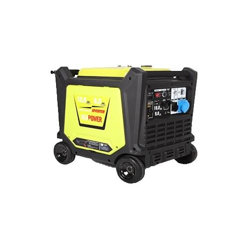 GENPOWER GBG 100iE Gasoline Generator 10 kVA with Canopy and ''INVERTER'' Type