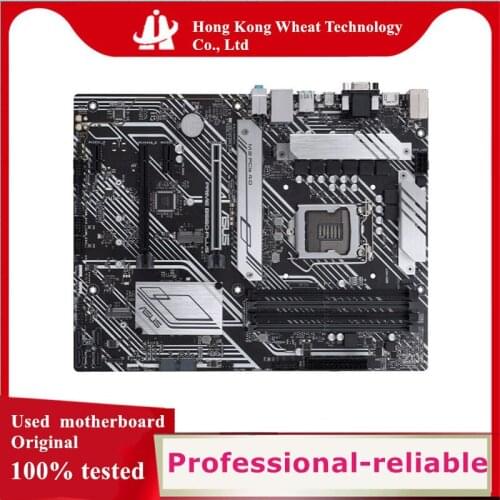 For ASUS PRIME B560-PLUS Used Motherboard Socket LGA 1200 DDR4 M.2 nvme ssd For Intel B560 Original Desktop Mainboard
