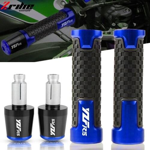FOR YAMAHA YZFR15 YZF-R1 YZF R15 2008-2016 2015 2014 Motorcycle Accessories 22MM Handlebar Hand Grips Handle Bar End Cap Plug