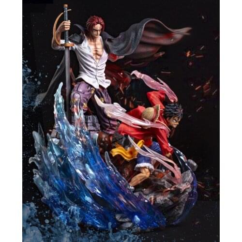 Spot [Yihong] MR.J Studio Red Hair Shank Luffyy GK Limited Edition Handmade Resin Statue Figure Model