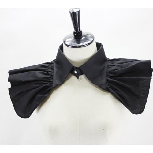 Cotton Dress Fake Collar for Women Removable Detachable Collar Shawl Half Shirt Sweater Female False Collar Decorative Faux Col