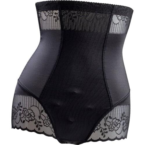 Coloriented Unit Material Body Shaping Women Shaper High Waist Butt Lifter Waist Trainer Tummy Control Panties Belly Girdle Unde