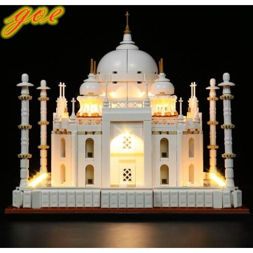 LED Lighting Set for 21056 Compatible With Architecture Taj Mahal Model Toy Light Kit（Not Included the Building Block