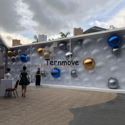 Inflatable Decoration Hang Ball clear frosted beach ball Sport Balloon Toys giant hang up PVC inflatable crystal balloon