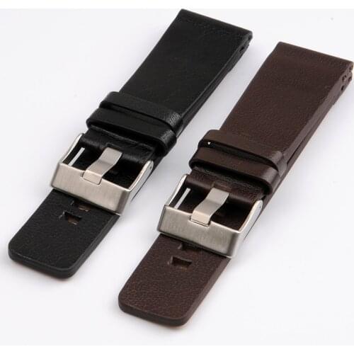 28mm 30mm 32mm 34mm High Quality Genuine Calf Hide Leather Watchbands For DZ4318 Watch Strap Band mens wrist watch bracelet