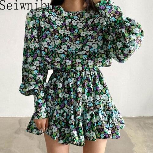 Seiwnibu Long Sleeve Summer Dresses