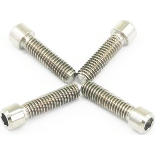 4 PCS M4x15mm Ti GR5 Titanium Bolts Screws For Bike Derailleur