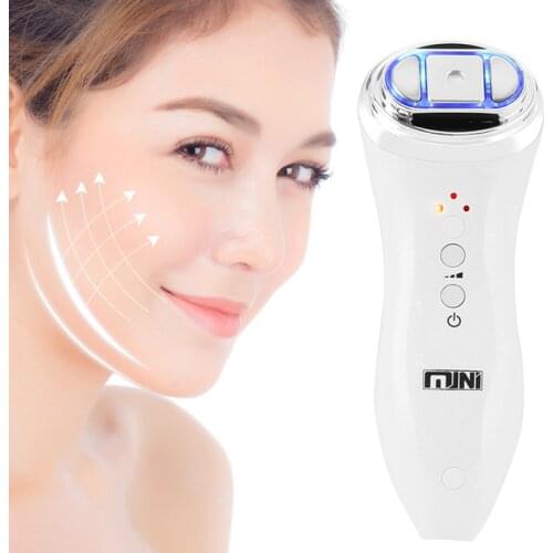 Ultrasonic Mini Hifu Bipolar RF High Intensity Focused Ultrasound Facial Lifting Machine LED Anti Wrinkle Skin Care Spa Beauty