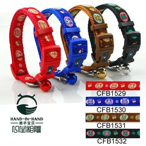 10sets 90Pcs/Lot (4 colors) Lively Pet Dog Deer Embroidered Collar Buckle Style 1.5cm