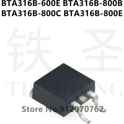 10PCS BTA316B-600E BTA316B-800B BTA316B-800C BTA316B-800E TO-263