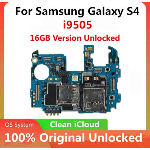 For Samsung Galaxy S4 Motherboard i9295 i9505 i9506 i9500 i9515 i9507 Original Unlocked16GB IMEI Main Logic Board Android OS