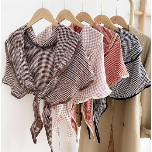 2021 Women False Collars Decor Knitted Big Shawl Fake Collar Solid Color Neck Warmer Cape Female Shirt Detachable Collar