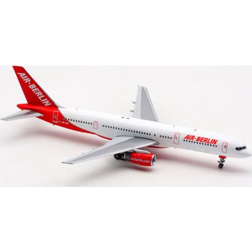 23CM 1:200 Scale B757-200 AIR BERLIN Airline Plane Model Alloy Diecast Aircraft Plane Collectible Display Model Collection Gift