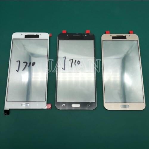 5pcs Replacement lcd front glass for Samsung J7 2016 2017 J710 J720 J730 J7 NEO J701/ J7 Prime Max G611 G615 Crack glass repair