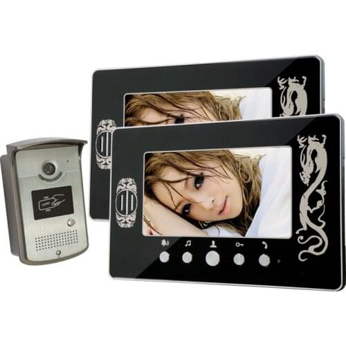 7 Inch 1V2 Indoor Monitor Wired Video Door Phone Access Control System