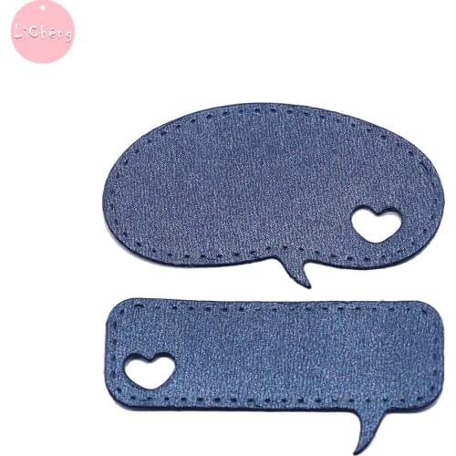 Dialog Box Metal Cutting Dies Scrapbooking Embossing Folder Cards Making Craft Stencils Mold Clear Stamp and Slimline Card Dies