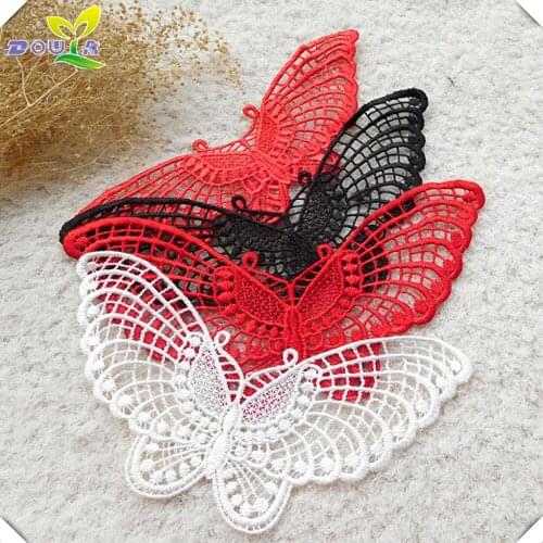 4 colors of water soluble butterfly flower paste hand DIY clothing wedding dress clothing accessories accessories