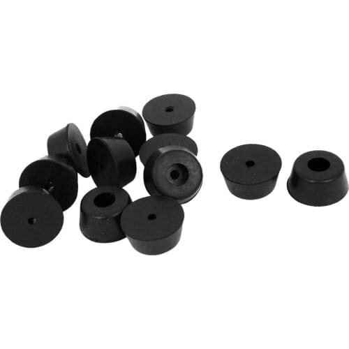 GSFY-Furniture Non-slip Tapered Rubber Feet Washer 22mm x 10mm 12 Pcs