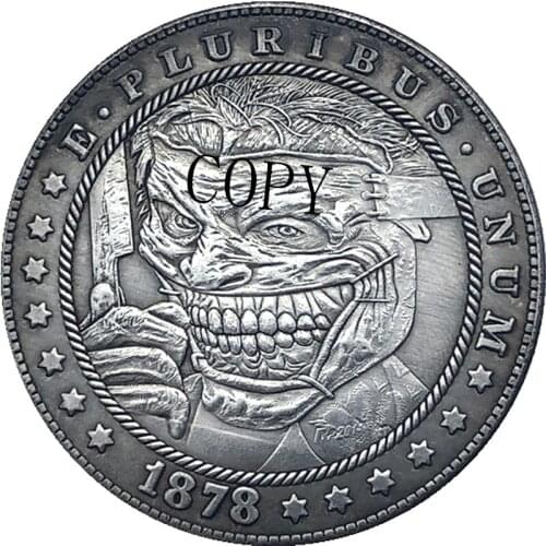Hobo Nickel 1878-CC USA Morgan Dollar COIN COPY Type 174