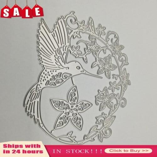 Birds Metal Cutting Dies Stencils For Scrapbooking Photo Album Decoration Embossing Paper Card Craft Hummingbird Cutting Dies