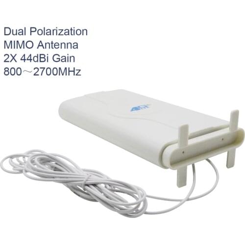 3g 4g Lte Antenna 700~2600mhz 88dbi Mobile Antenna 2* SMA/2* CRC9/2* TS9 Male Connector Booster Mimo Panel Antenna+2 Meters