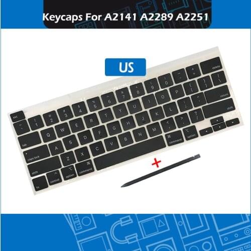 New Laptop A2141 A2289 A2251 US Keycaps For Macbook Pro Retina 13" 16" Keys Key Cap Set Replacement