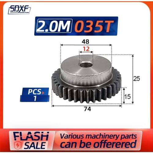 One piece of 2 mold with gear 35 teeth, standard inner hole, factory direct sale