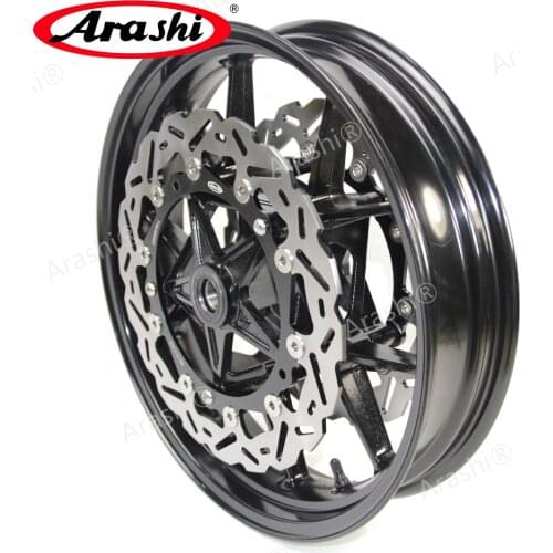 Arashi For BMW S1000R 2014-2018 Front Wheel Rim Hub Motorcycle Front Brake Discs Rotors S 1000 R 2014 2015 2016 2017 2018