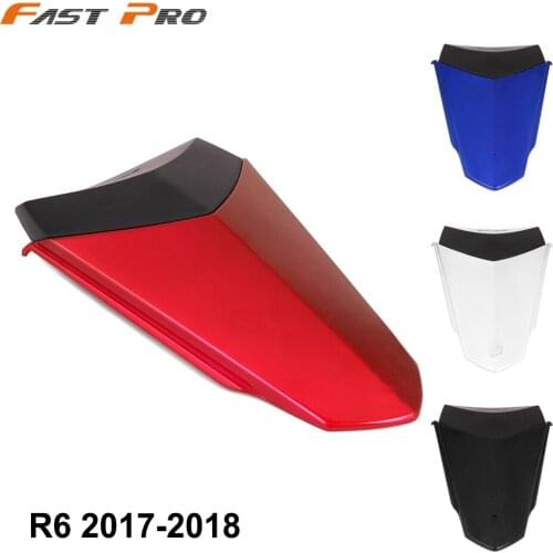 Motorcycle Plastic Rear Passenger Pillion Seat Protective Cover Cap For YAMAHA YZFR6 YZF R6 YZF-R6 2017 2018 17 18