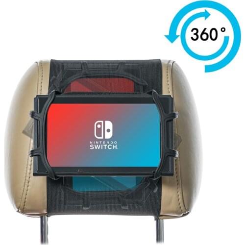 WANPOOL Swivel Car Headrest Mount Game Accessory Holder for Nintendo Switch & i Pad Air, i Pad mini and other Tablets