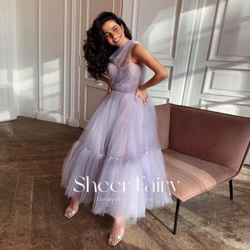Womens One Shoulder Dresses SHEER FAIRY China