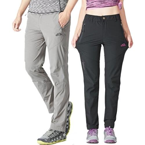 Kaisike Men Womens Hiking Quick Dry Pants Summer Outdoor Sports Stretch Nylon Cycling Trekking Fishing Camping Trousers VA601