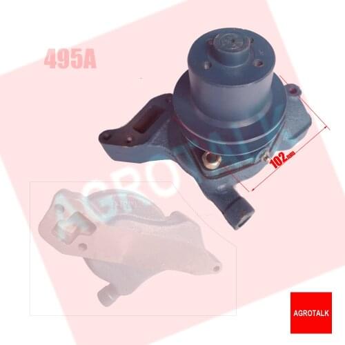 Water pump assembly as picture showed for Shanghai 495A engine for SNH50 504, part number