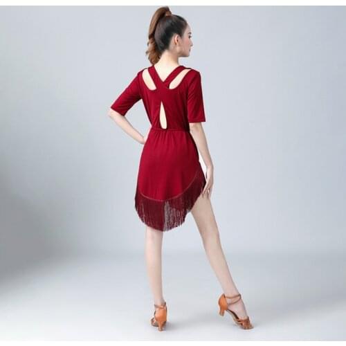 New Sexy 2021 Latin Dance Dress Women/Girls/Lady Salsa/Ballroom/Tango/Cha Cha/Rumba/Samba/Latin tassel Dress For Dancing