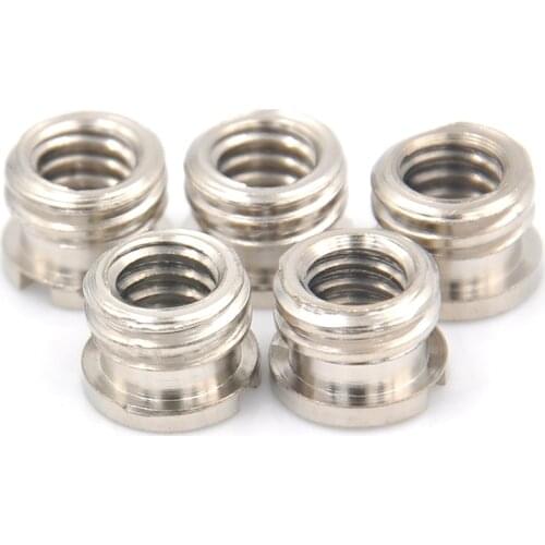 5Pcs Female 1/4" To Male 3/8 Inch Convert Screw Adapter For pod Head And For Monopod Ballhead DSLR Camera Accessories