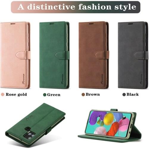 Flip Leather case For Samsung Galaxy A21S A01 A11 A21 A31 A41 A51 A71 A81 A91 M11 M60S M80S Note 20 S20 S9 Magnetic wallet Cover