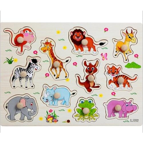 8 styles Childrens Letter Animal Fruit puzzle board toys No burrs baby wood puzzles Forest/Marine/Farm etc Classic puzzles toy