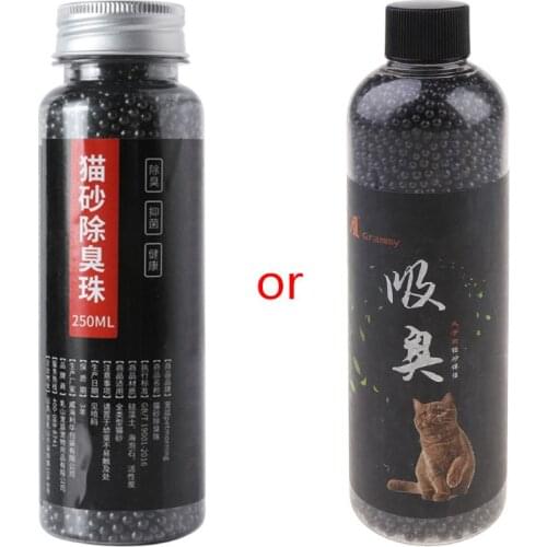 Pet Cat Litter Deodorant Beads Activated Carbon Absorbs Tight Odor Air Fresh R7RC