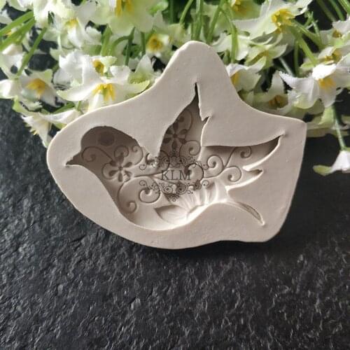 Pigeon Shape Silicone Mould Chocolate mold Cake kitchen accessories KLM-0059