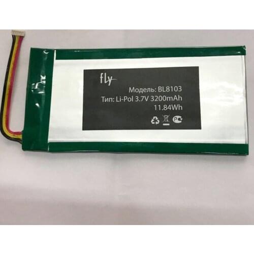 GeLar 3.7V 3200mAh/11.84Wh BL8103 Replacement Battery For FLY Flylife Connect 7 3G 2/Tab 7 Li-ion bateria Li-Polymer Batterie