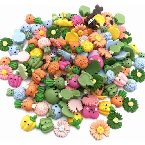 10/30Pcs Flatback Resin Cabochon Animals DIY Hair Bow Resin Cabochons Embellishments Accessories Decoration Crafts