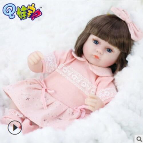 42 cm reborn baby doll simulation evade glue soft plastic doll childrens educational toys, childrens gifts, photography props