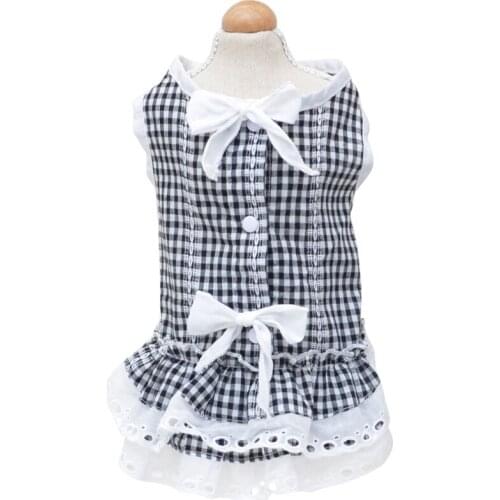 Summer Dog Dress Cute Girl Dog Clothes Princess Skirt Cat Puppy Costume Small Dog Clothing Apparel Yorkie Pomeranian Pet Outfit