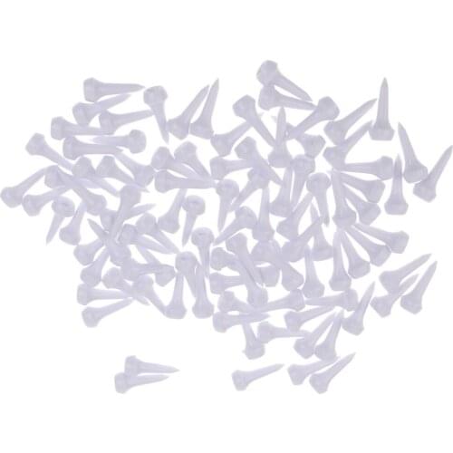 Set of 100 Professional Plastic Golf Tees Golfer Training Tool 35mm (1 3/8 inch)