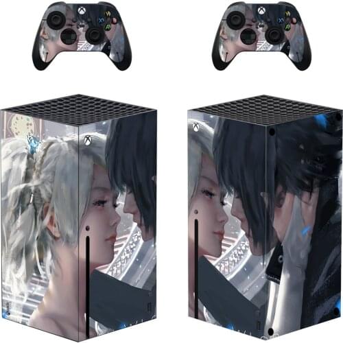 Final Fantasy Style Xbox Series X Skin Sticker for Console & 2 Controllers Decal Vinyl Protective Skins Style 1