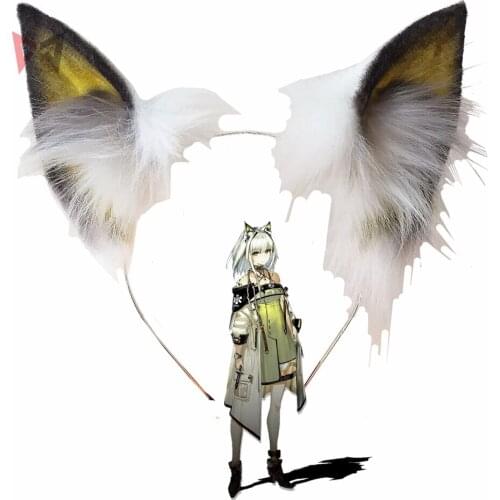 MMGG Arknights Calcite cosplay cat neko ears hairhoop for anime lolita cosplay costume accessories handmade work